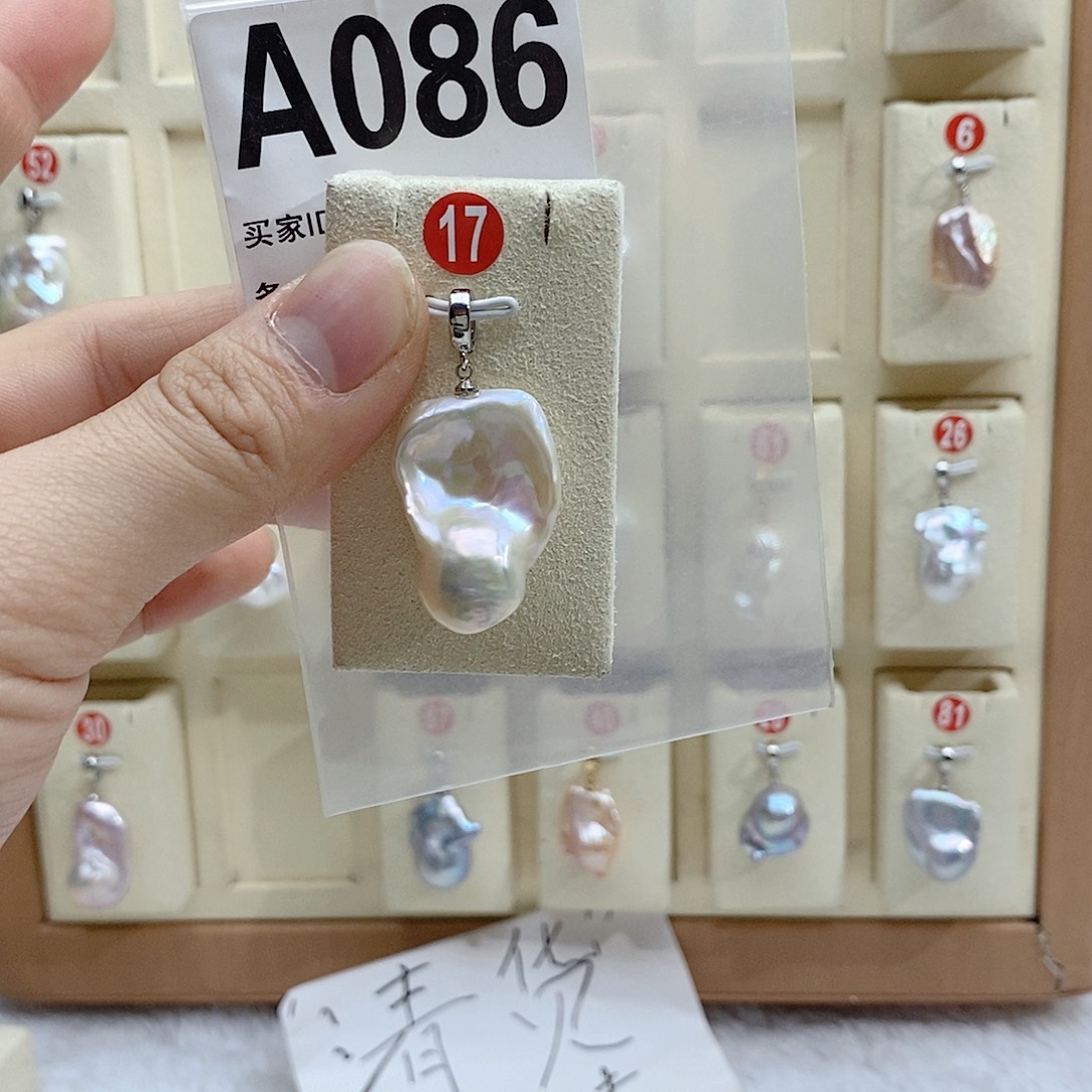 淡水珍珠颈饰银S925镶嵌