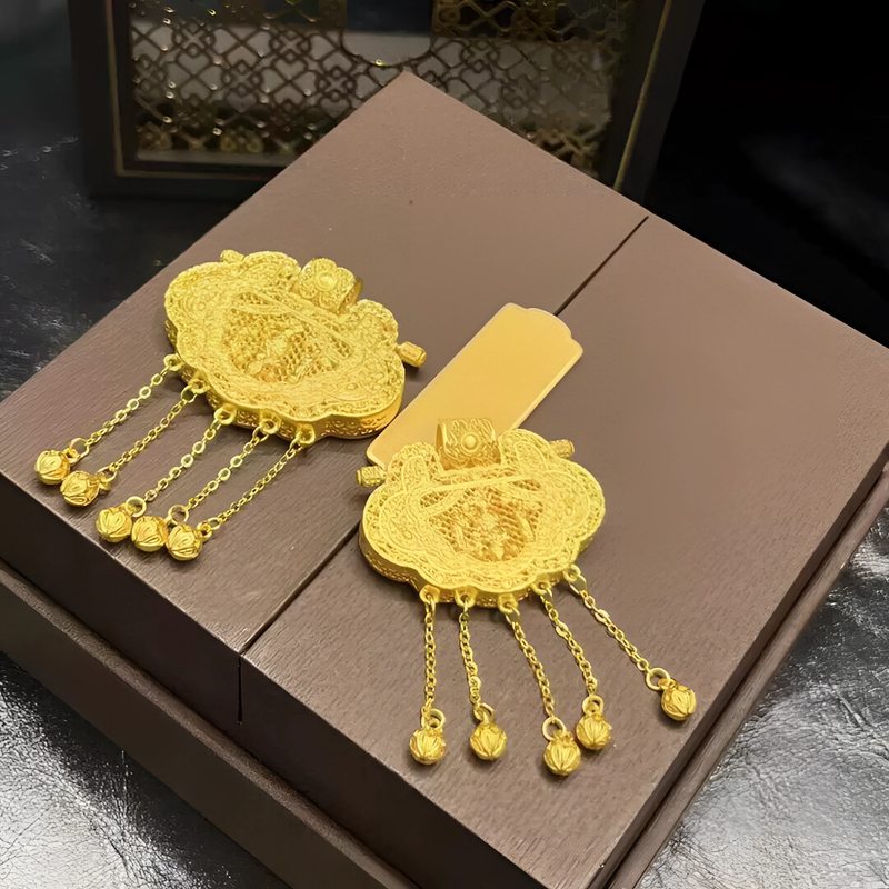 吊坠足银 天子门生流苏吊坠