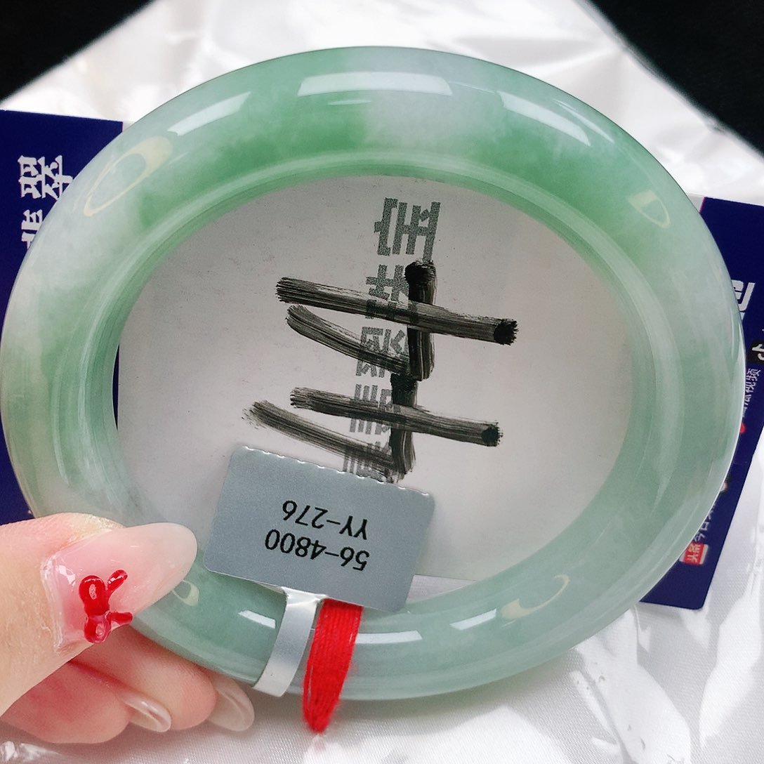 翡翠手镯未镶嵌天然缅甸a货翡翠