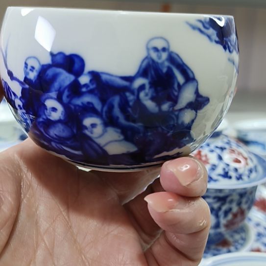 琉璃手工艺品景德镇陶瓷如式杯