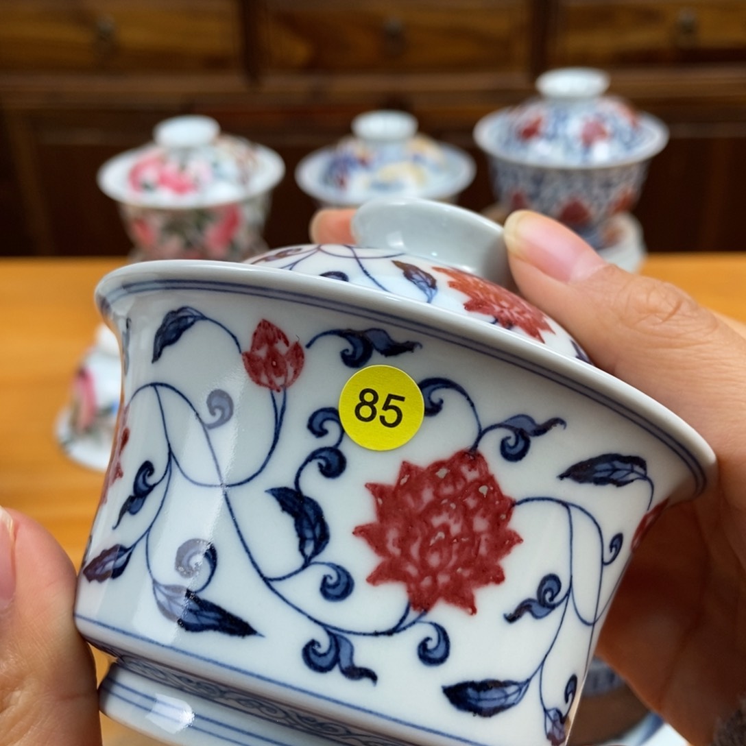 手绘现代茶具非古董