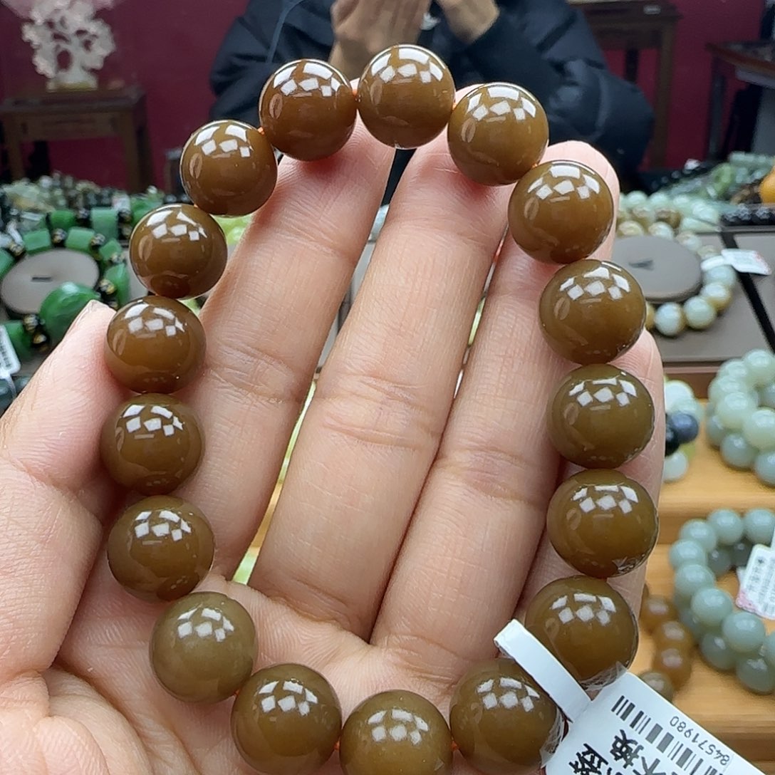 和田玉未镶嵌手链