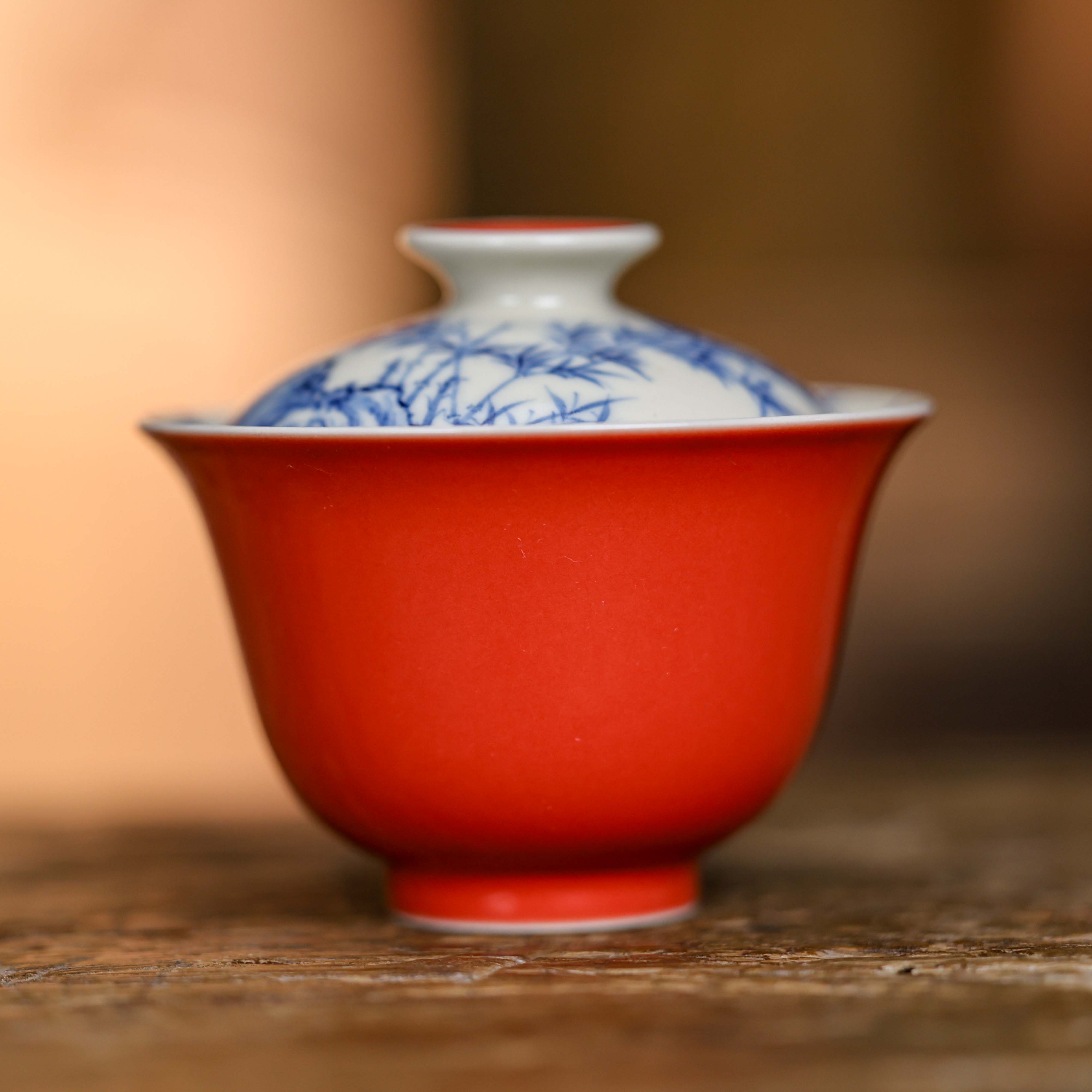 【非遗好物】青竹盖碗120ml（YXZ5004）