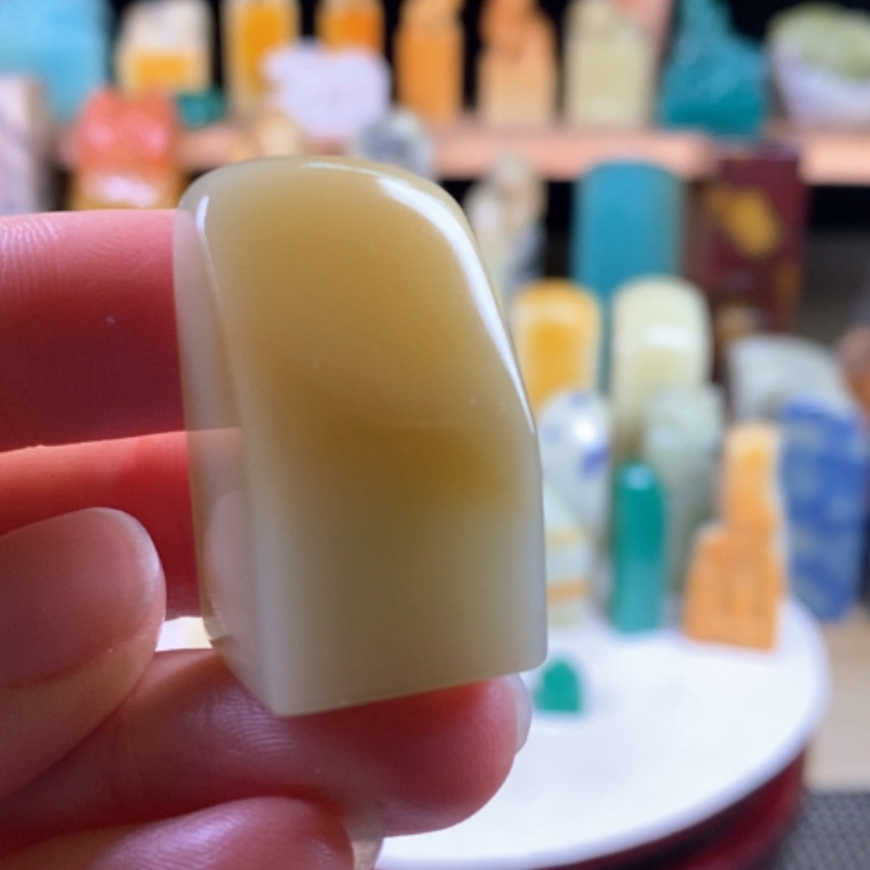 【闪购商品】青田石金玉冻………….