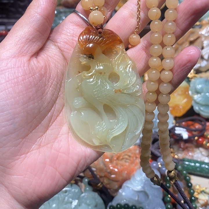 岫玉毛衣链未镶嵌