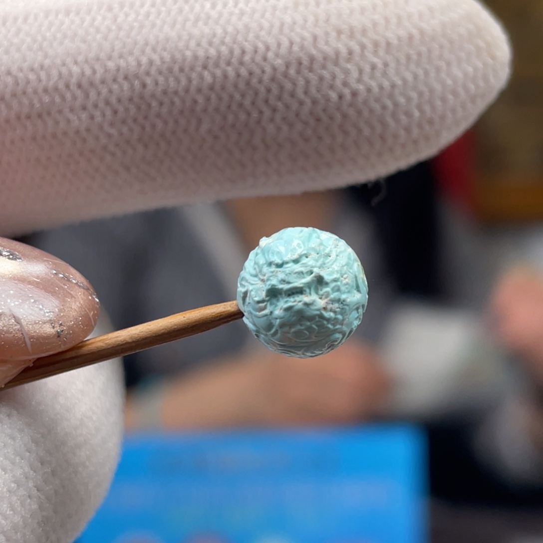 绿松石未镶嵌挂件