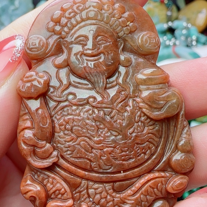翡翠未镶嵌颈饰天然A货9
