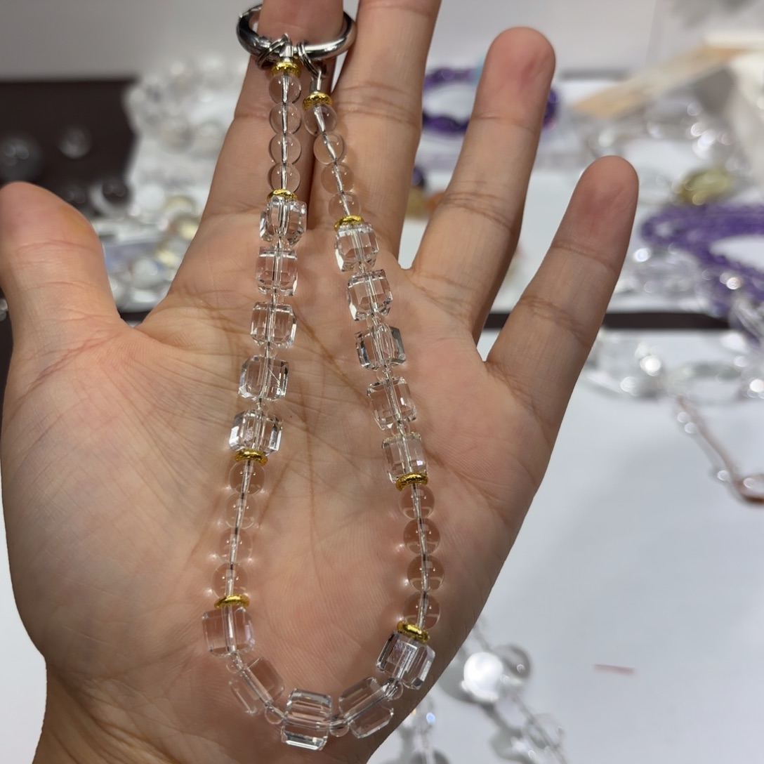 水晶手链未镶嵌手机挂