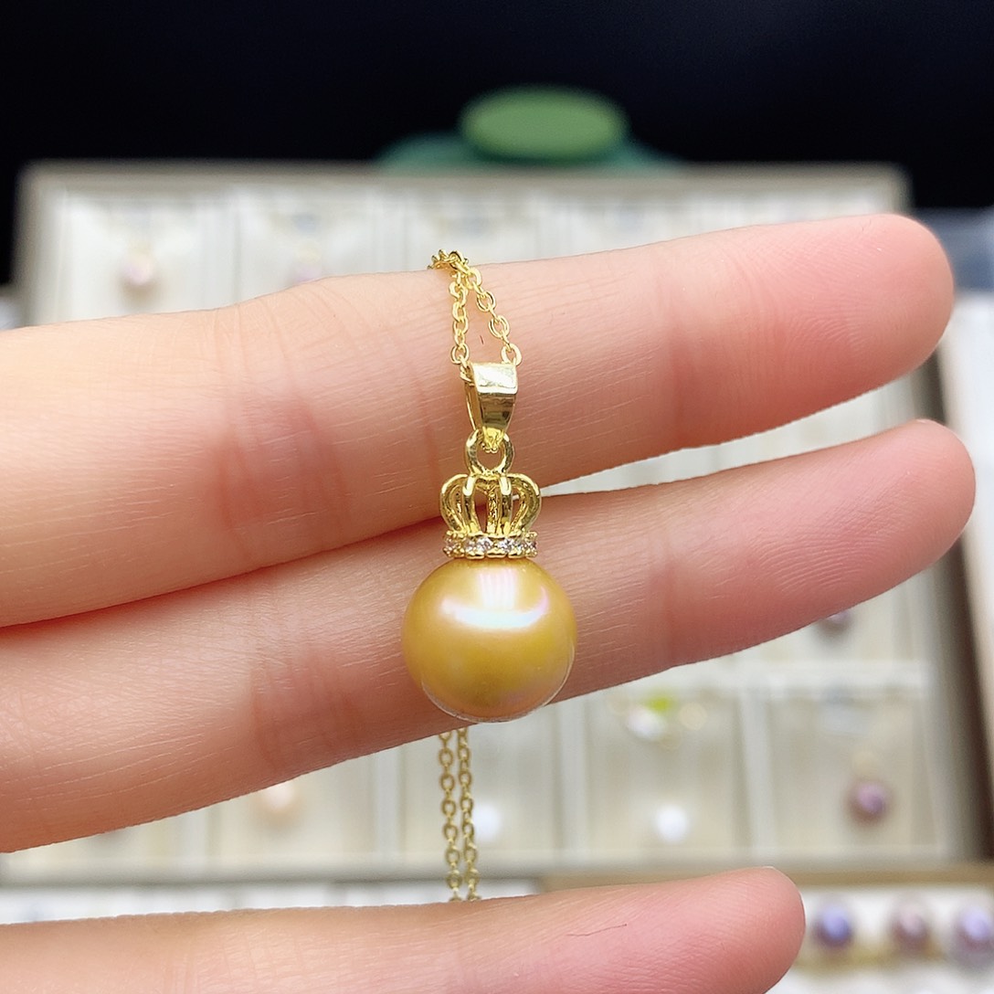 淡水珍珠颈饰合金