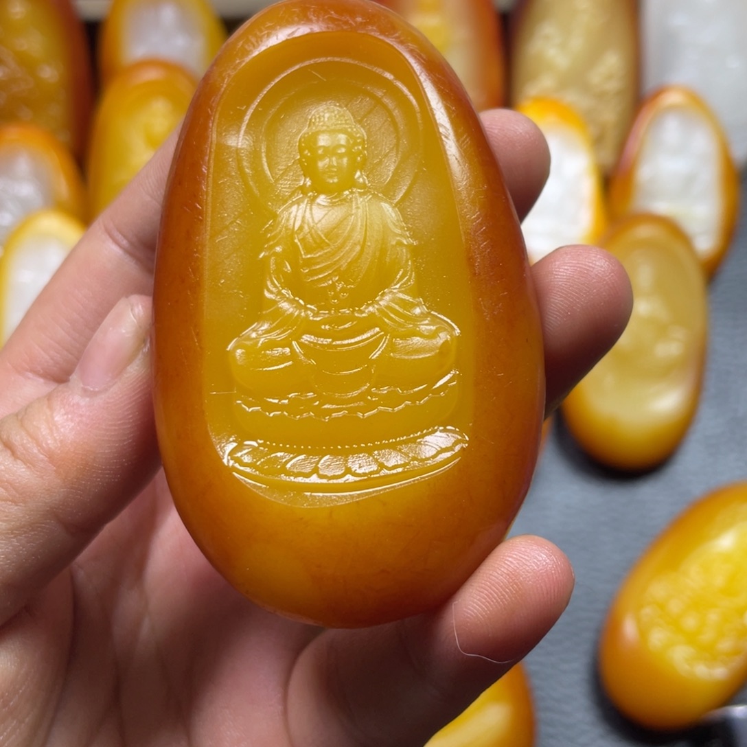 波***哥颈饰未镶嵌和田玉
