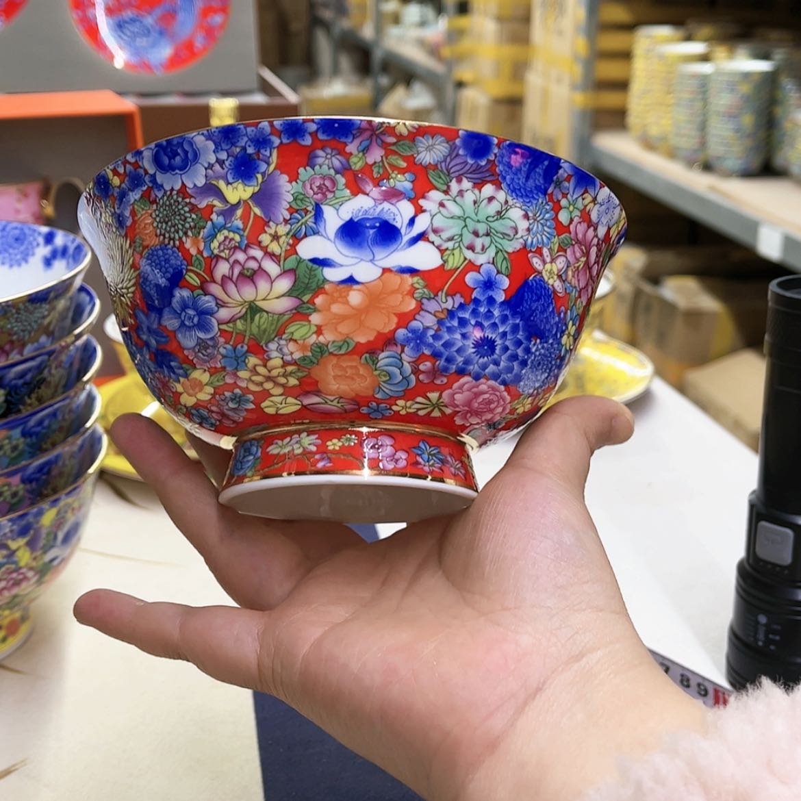 【闪购商品】珐琅6英寸10红。。。。。。