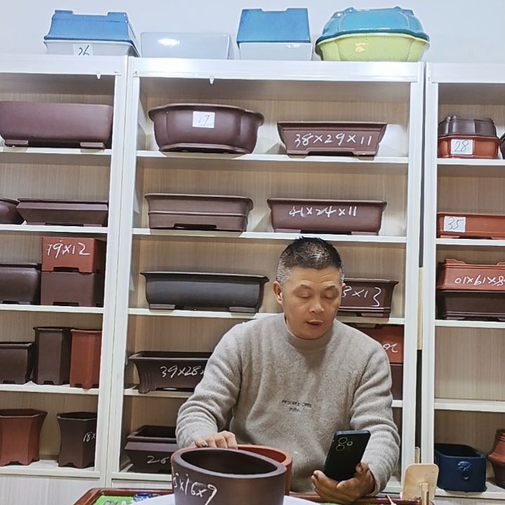 紫砂花盆宜兴紫砂花盆花盆