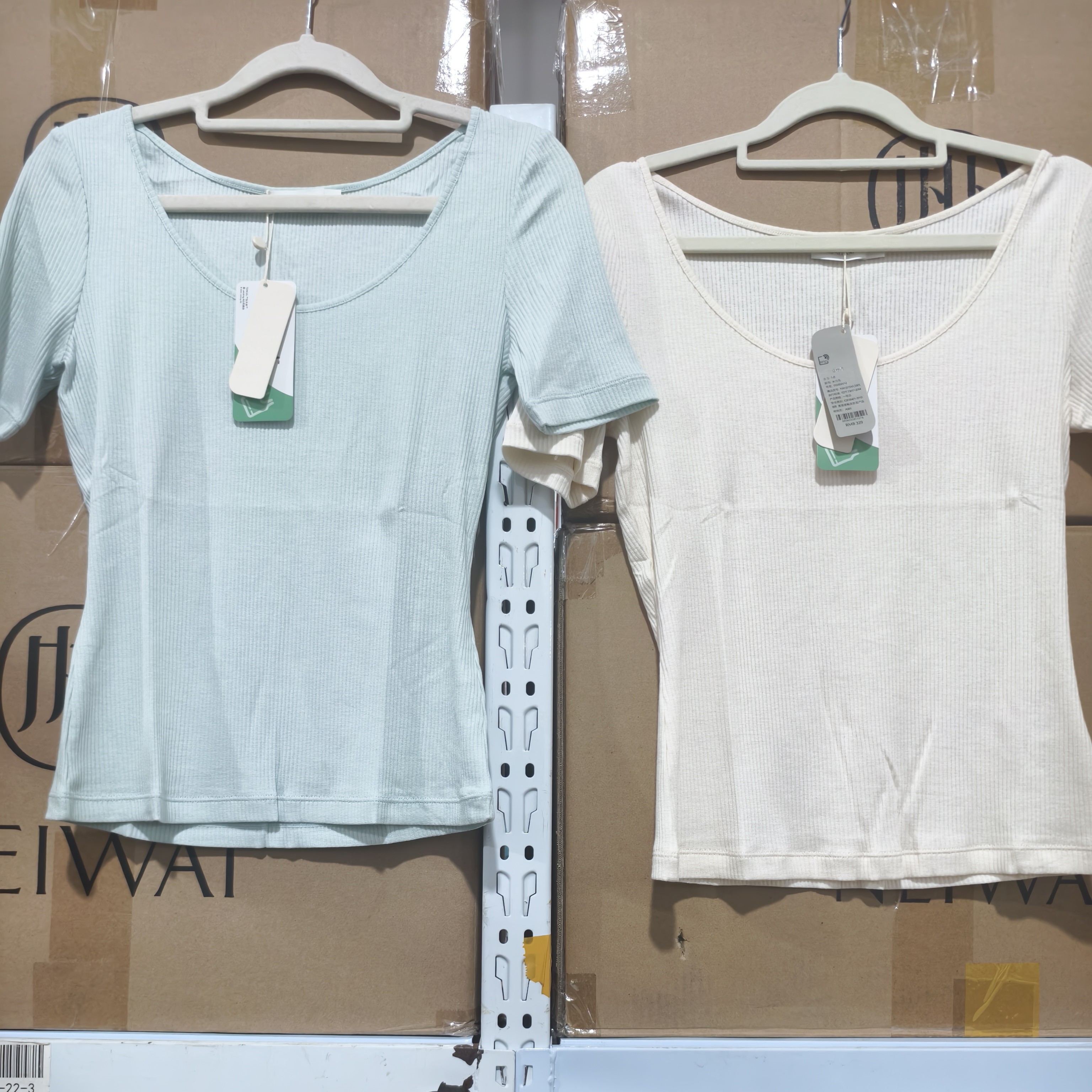 内某外圆领短袖T恤WL3305