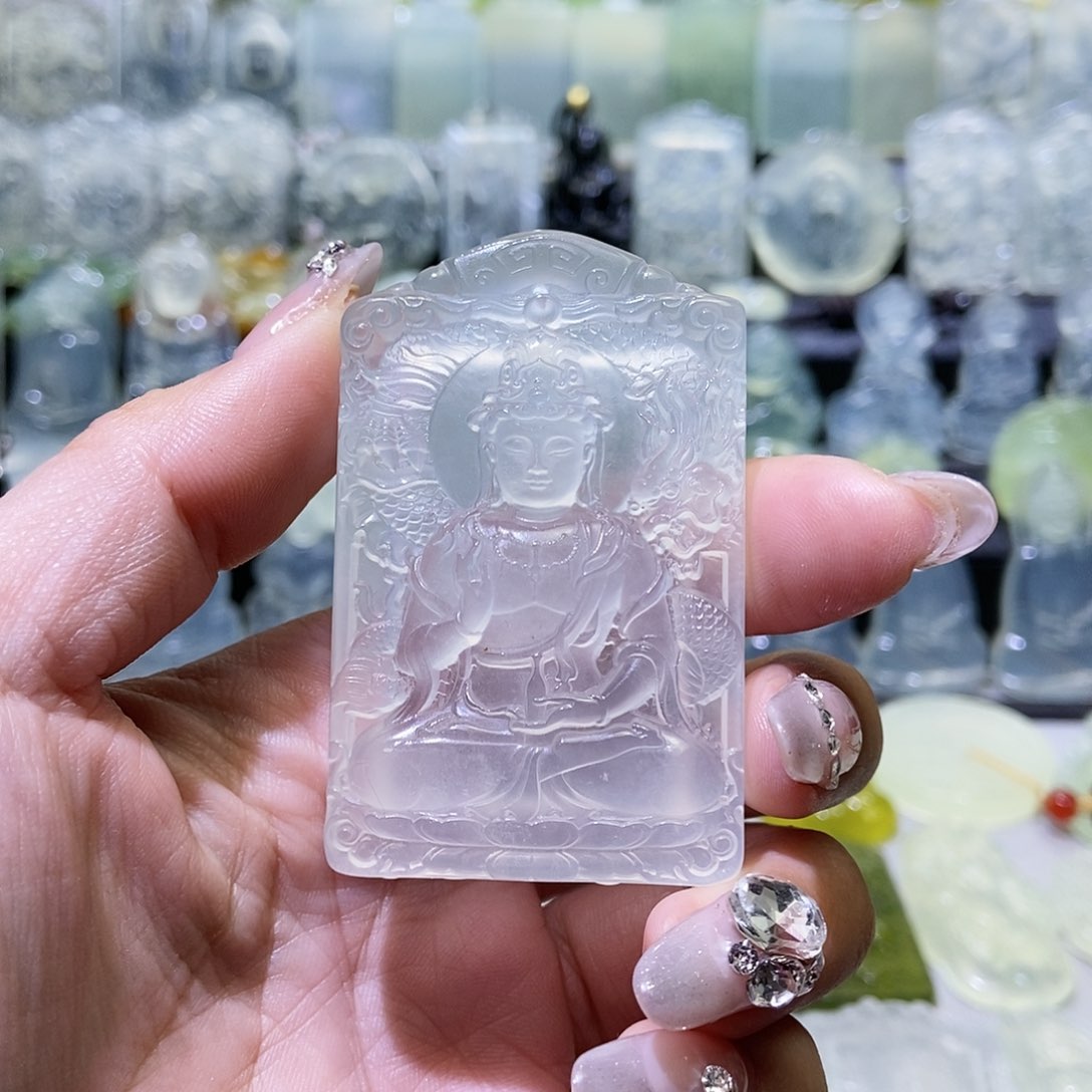 岫玉吊坠未镶嵌吊坠