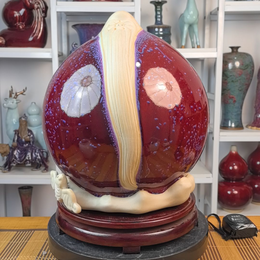 摆件钧瓷摆件神后镇钧瓷