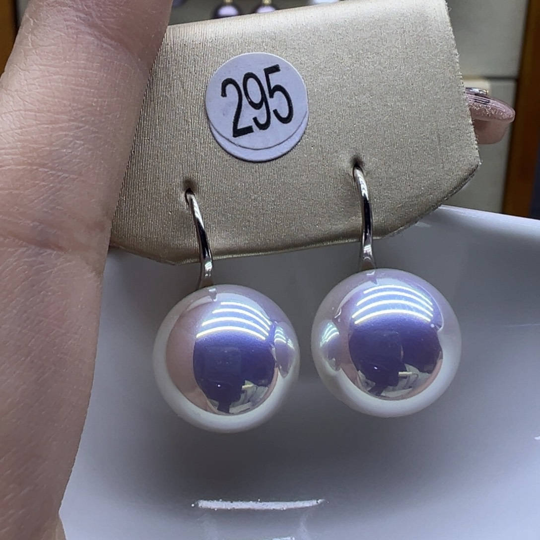 耳饰淡水珍珠银S925镶嵌