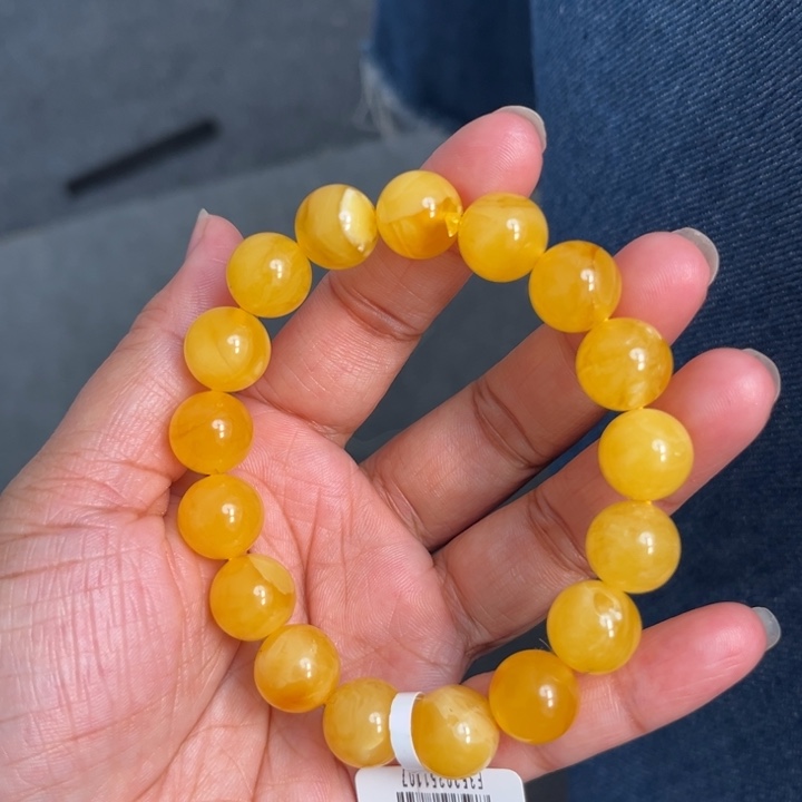 琥珀未镶嵌珠宝奇石M165号12+微瑕