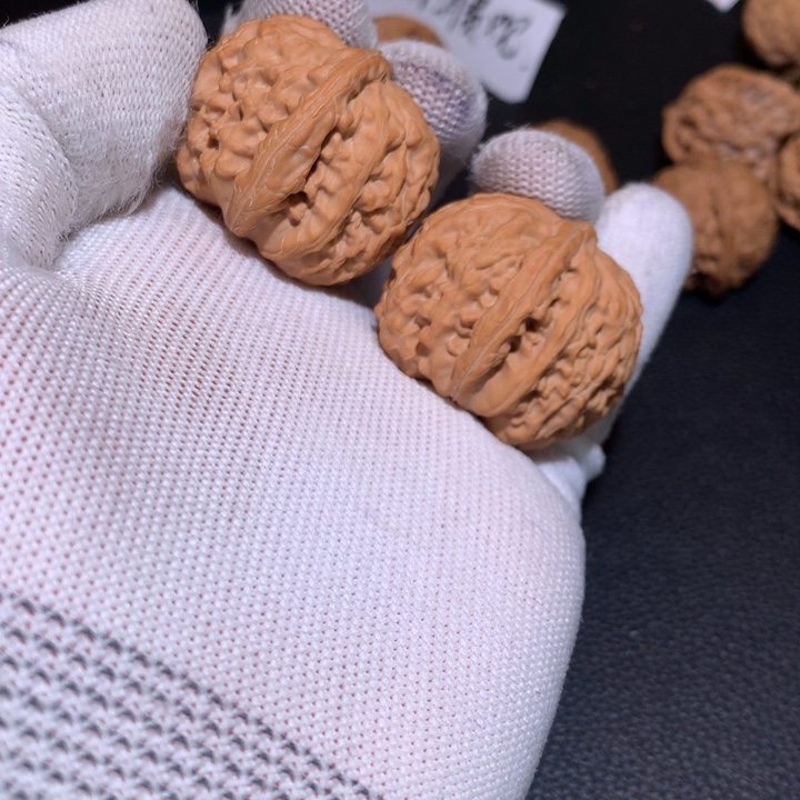 文玩核桃把件大肚拱桥白34