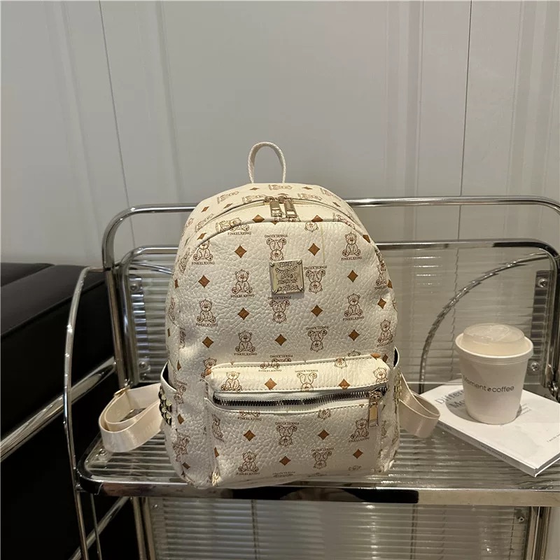 00Purse轻奢女包双肩包女士高级感时尚皮质通勤大容量百搭1001