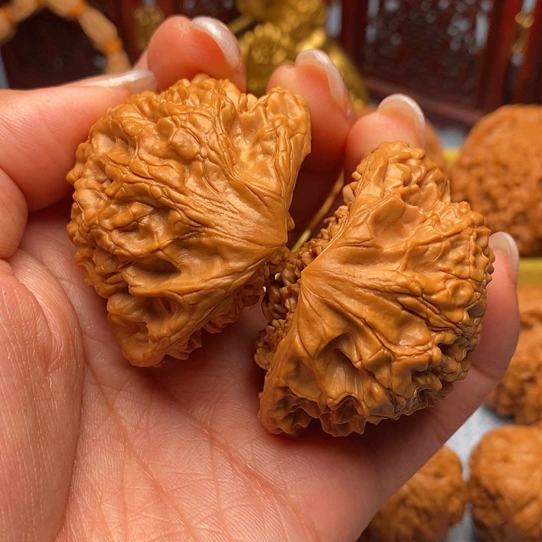 文玩核桃把件蛇头49