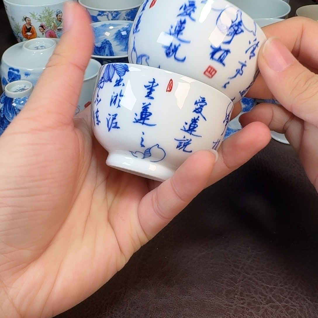 k***i现代景德镇陶瓷盖碗