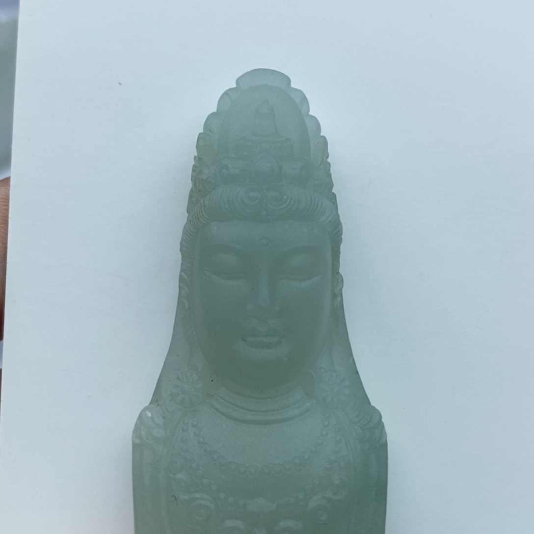 定制翡翠未镶嵌孤*毛货无鉴赏期