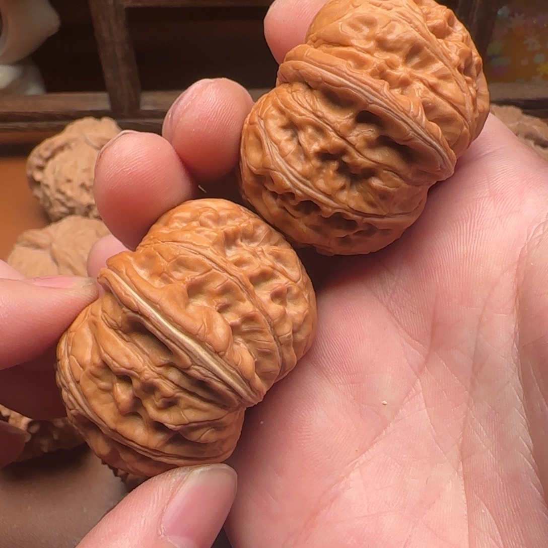 源***源猴头核桃吊坠元宝