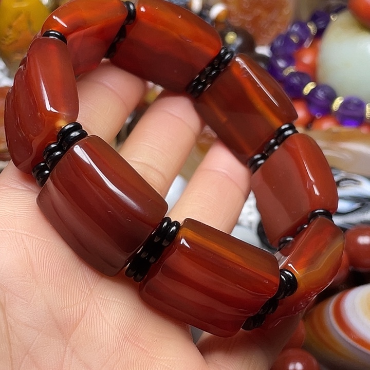 玛瑙/玉髓未镶嵌颈饰