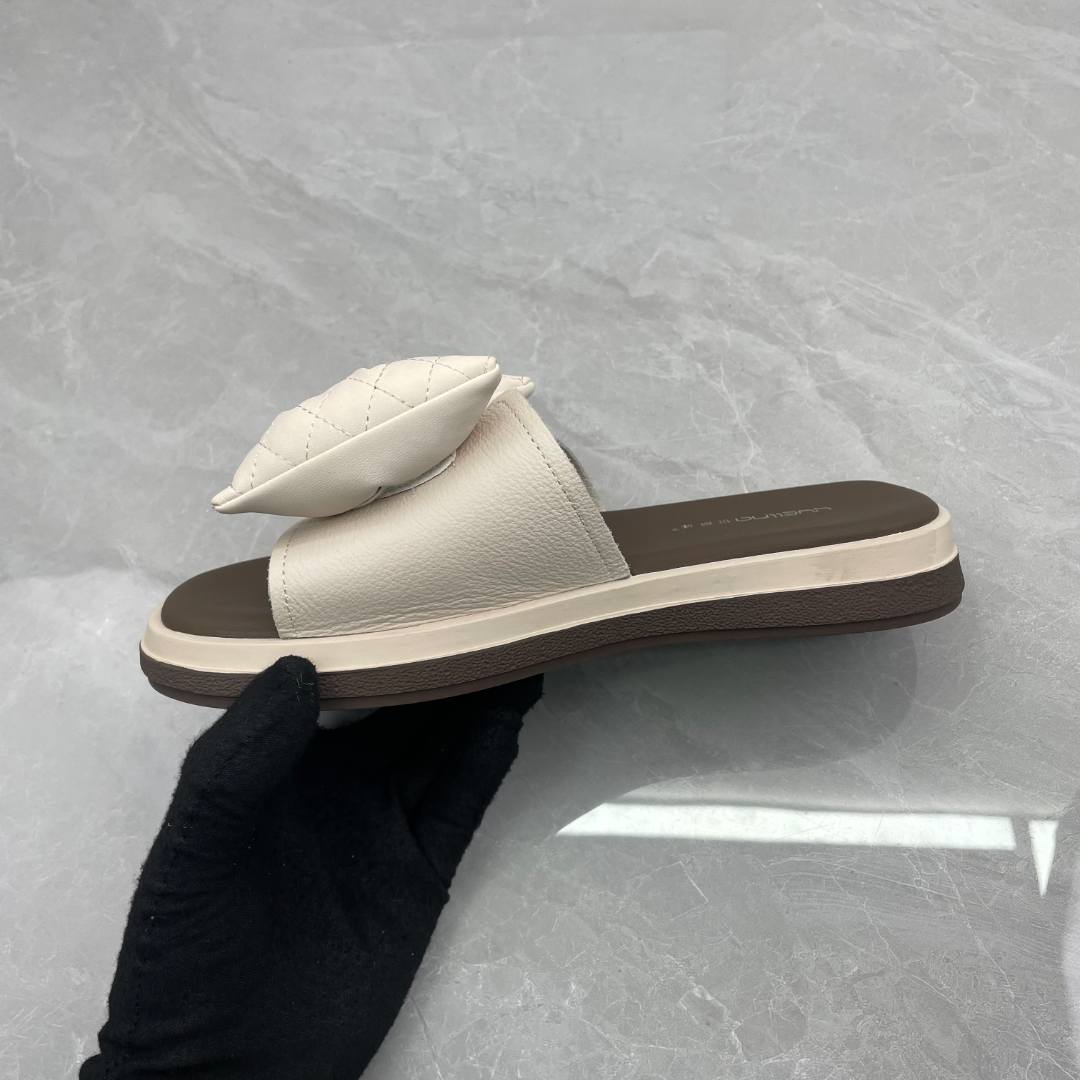 拖鞋女 (牛皮)W-21（孤品）d区38/39码