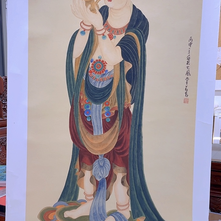 国画宋庄的一位朋友在