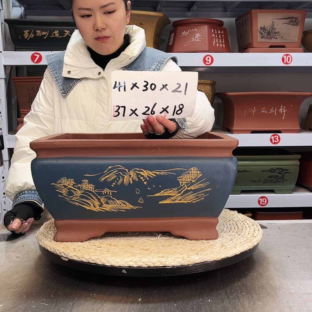 紫砂花盆紫砂花盆