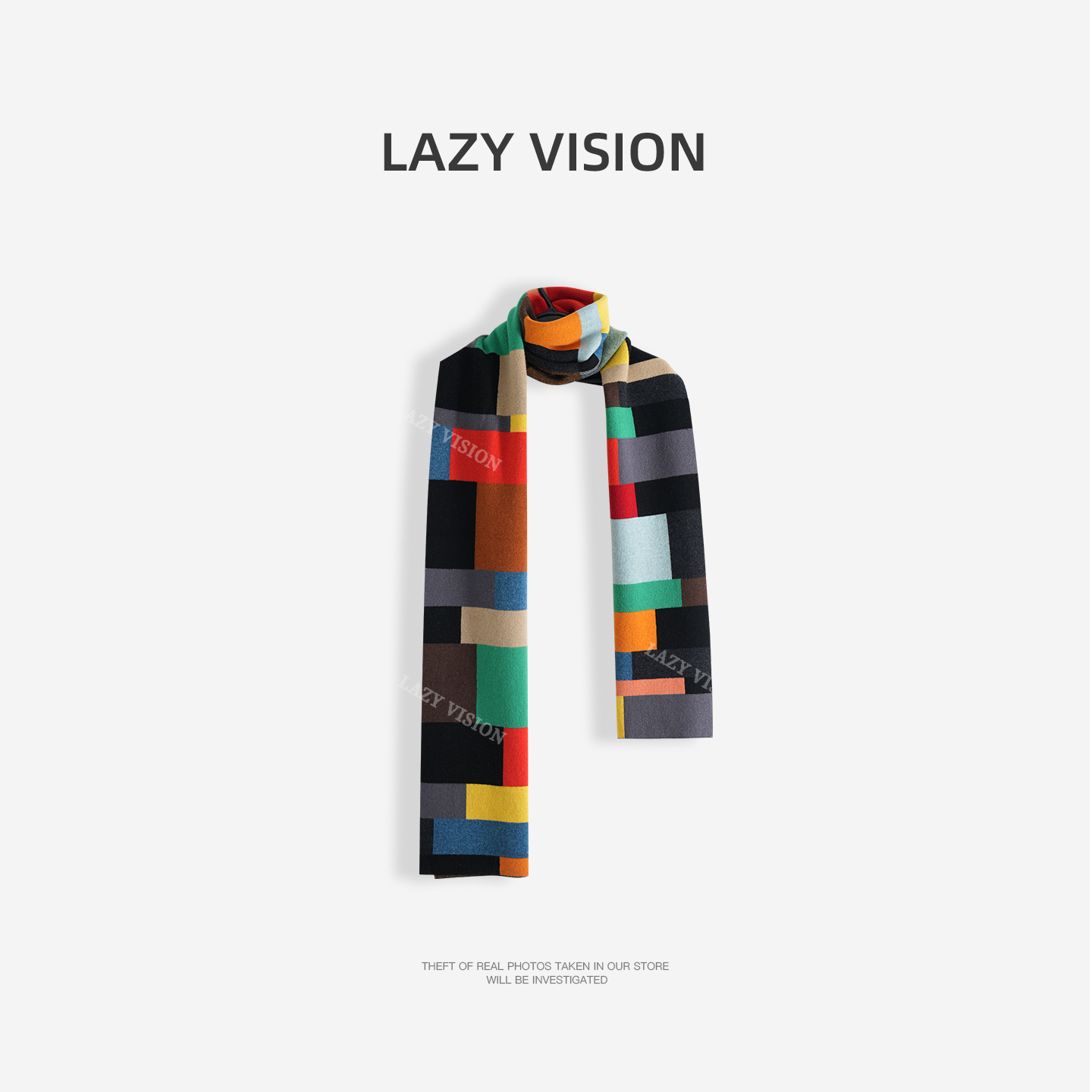 LAZYVISION女士羊毛百搭时尚围巾ZMD-34763