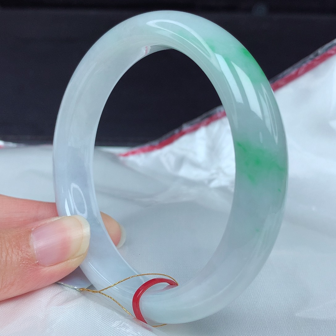 翡翠未镶嵌手镯59圈3012