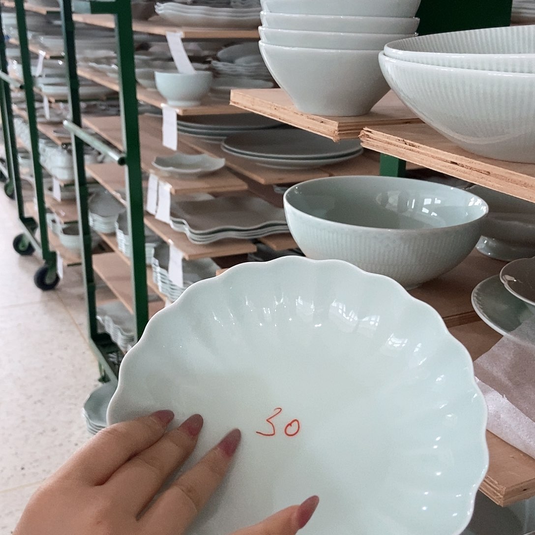 摆件景德镇五花马