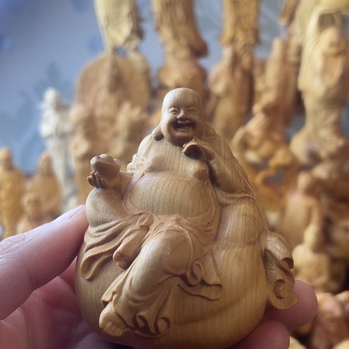 柏木（崖柏）崖柏布袋弥勒