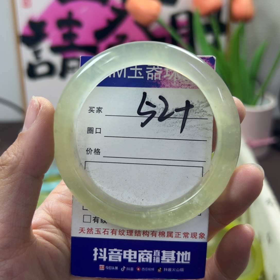 蛇纹石玉手镯未镶嵌423