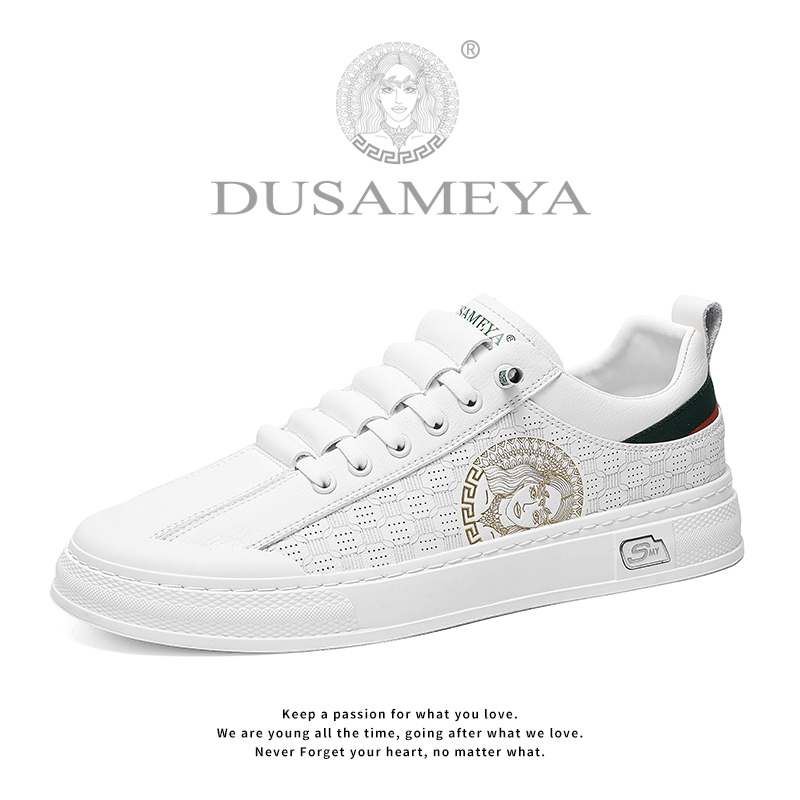 DUSAMEYA/杜莎米娅春夏新款轻奢休闲百搭低帮时尚透气潮流板鞋