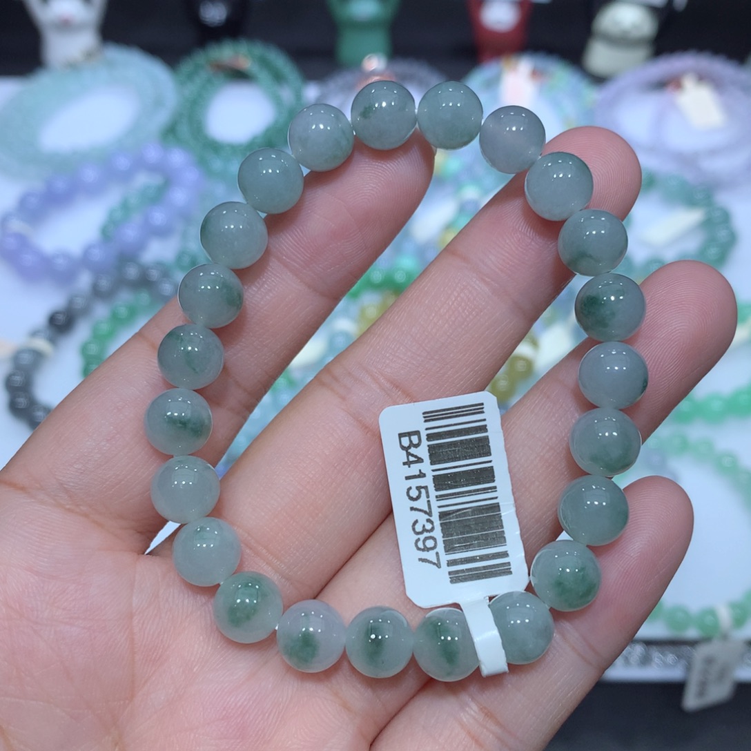 翡翠未镶嵌手串天然