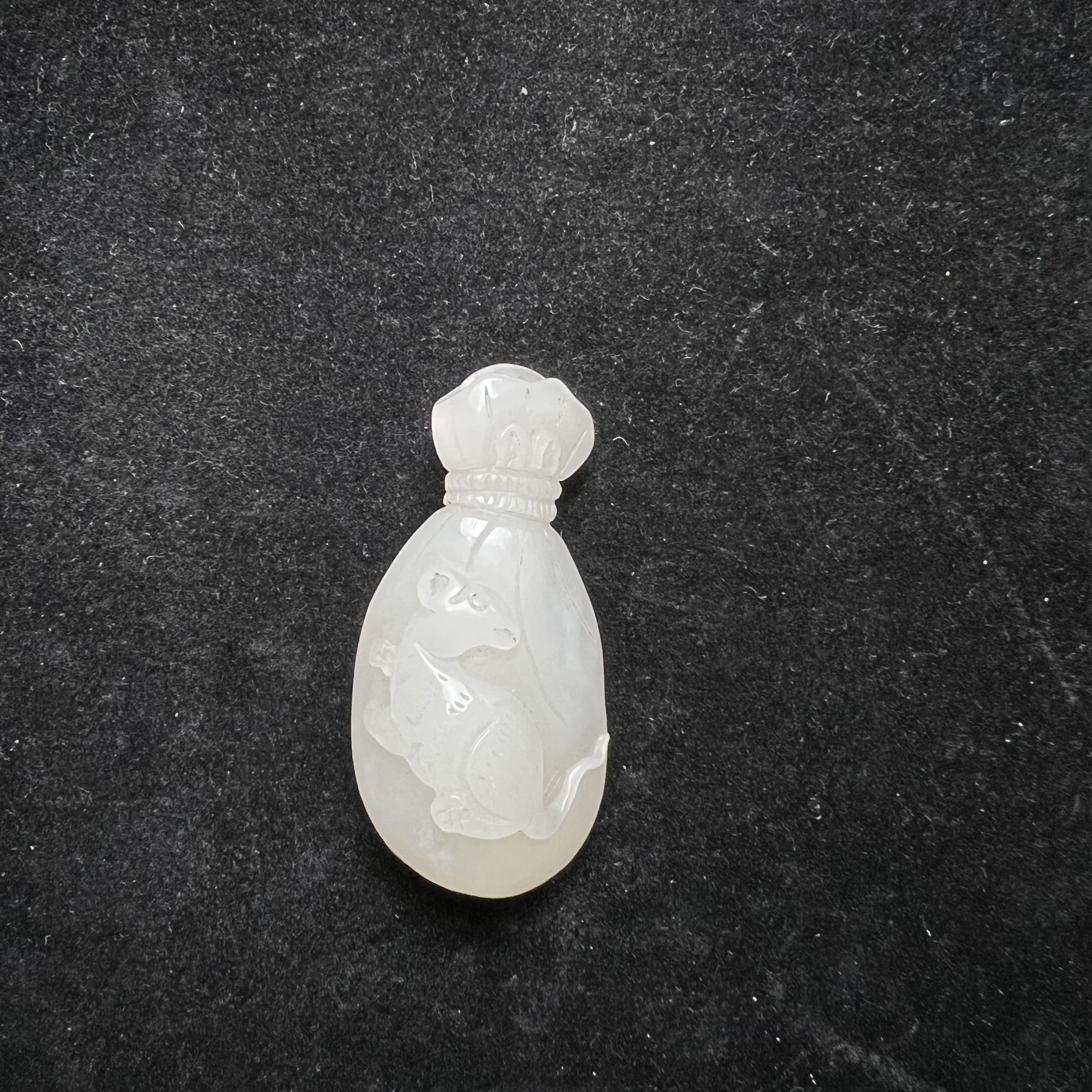 【清代】和田玉挂件招财纳福题材大展北京文物商店552110