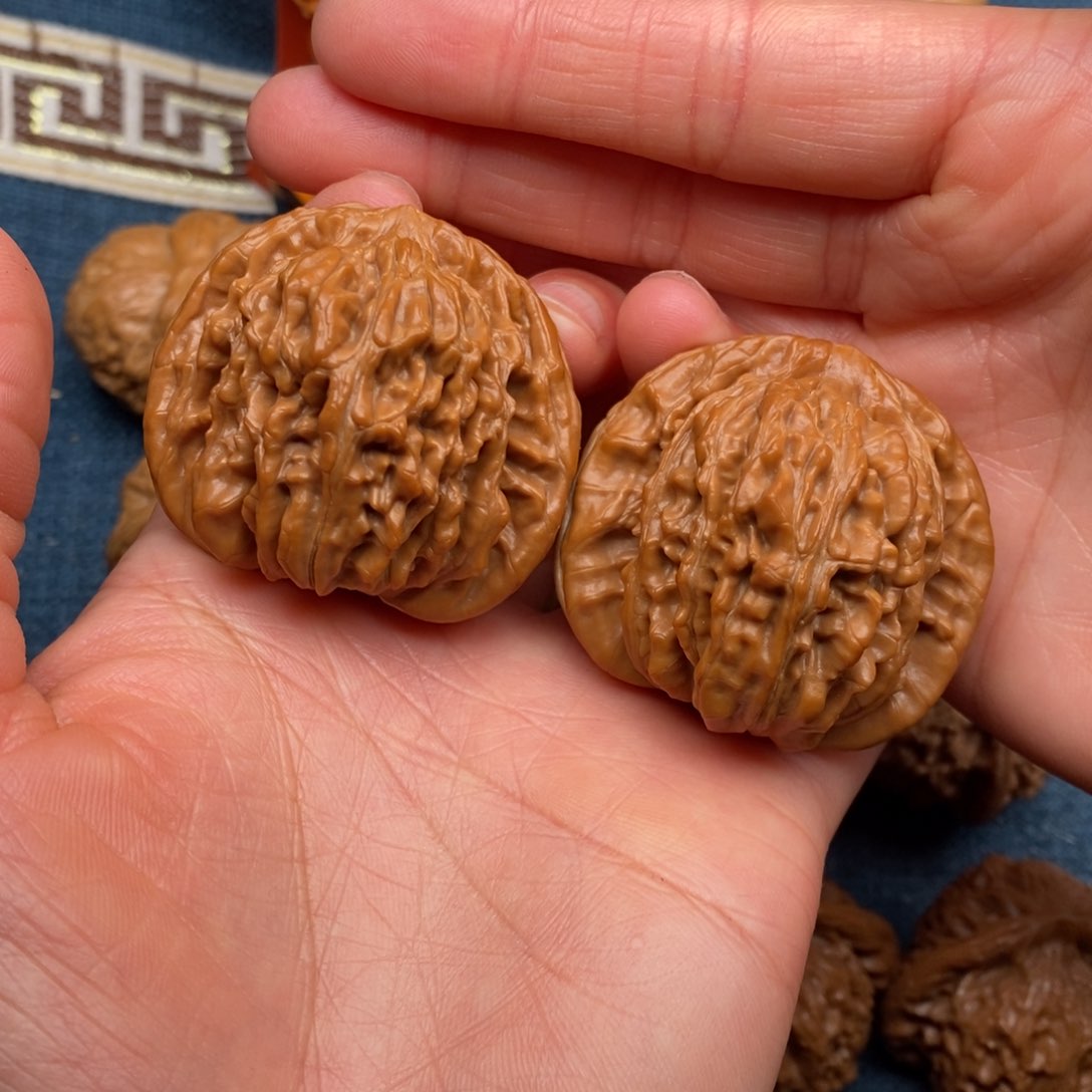 文玩核桃把件麋****鲁44全品平谷楼