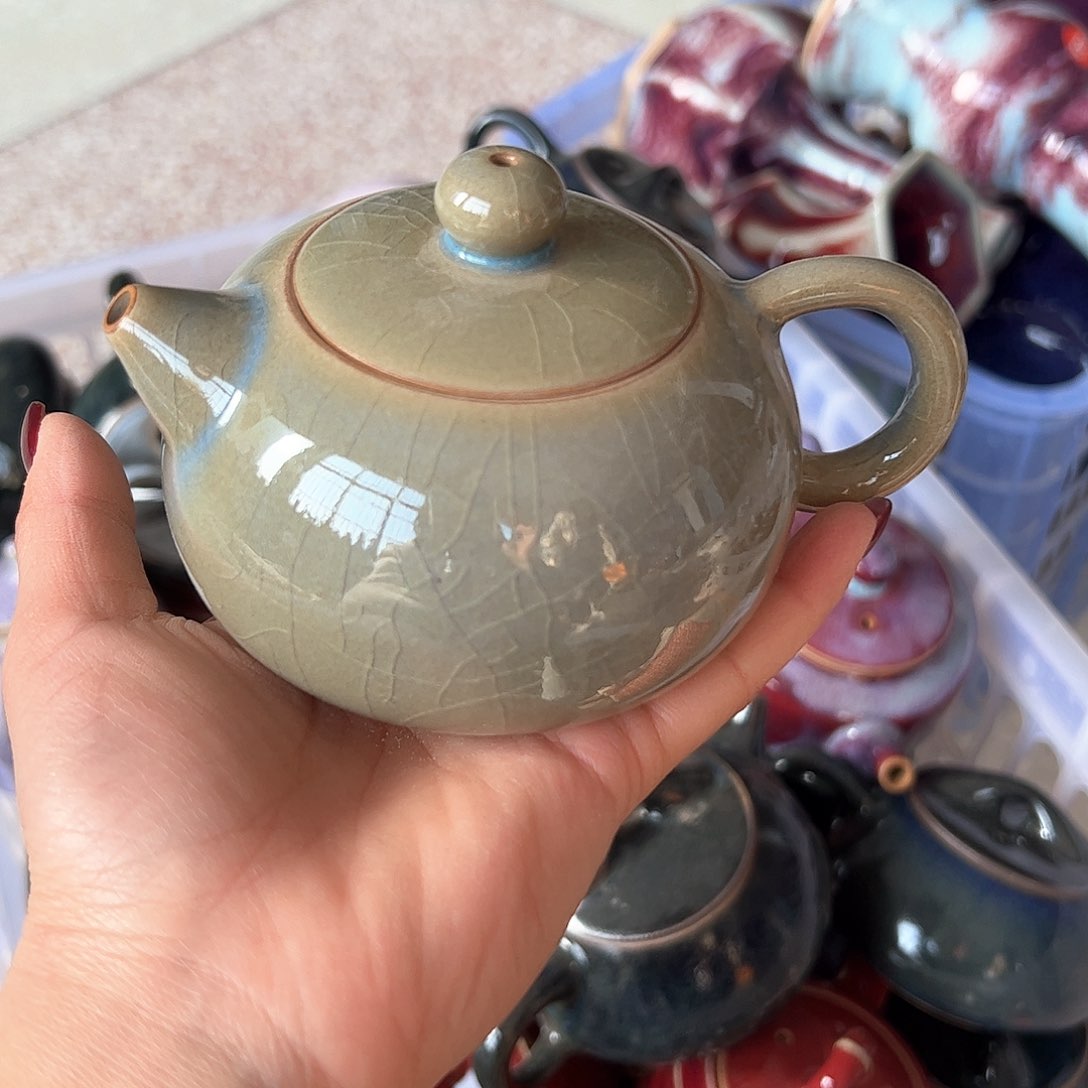 摆件郑家钧窑摆件微