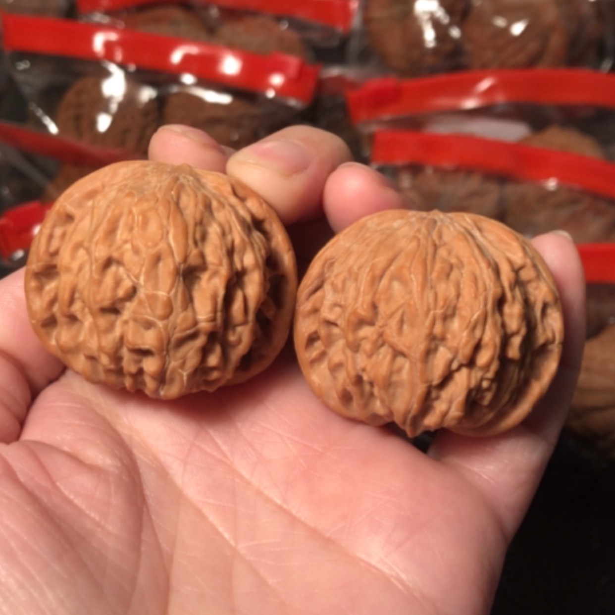 【闪购商品】文玩核桃把件磨盘41