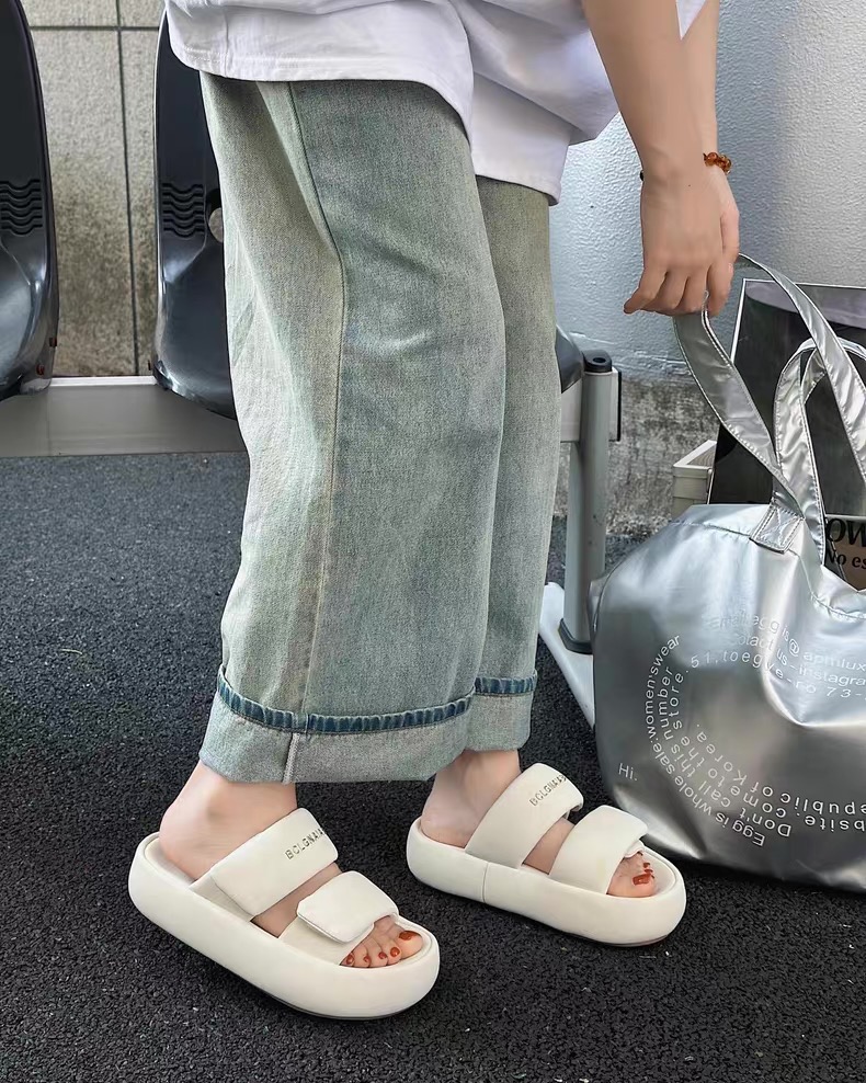 【退货补运费】GG松糕凉拖鞋软底百搭糖果色凉鞋女款2025新款爆款