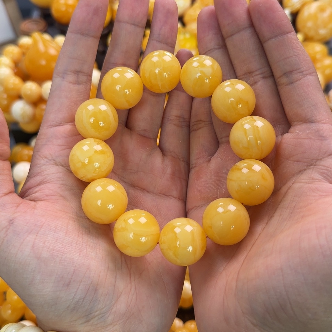 琥珀未镶嵌珠宝奇石20.8mm同料