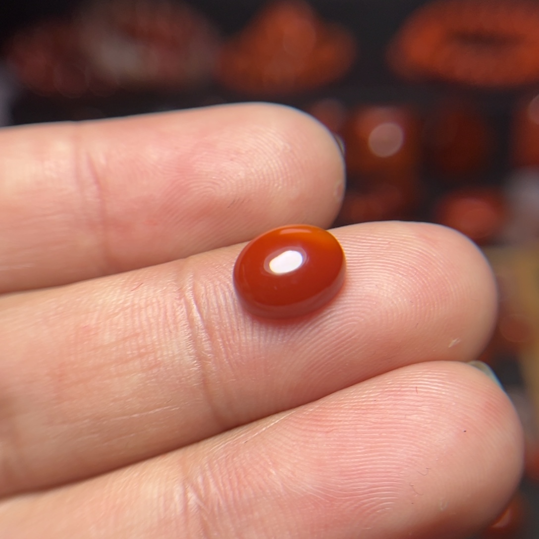 南红玛瑙珠宝奇石未镶嵌熊*?8.0*9.8mm界面