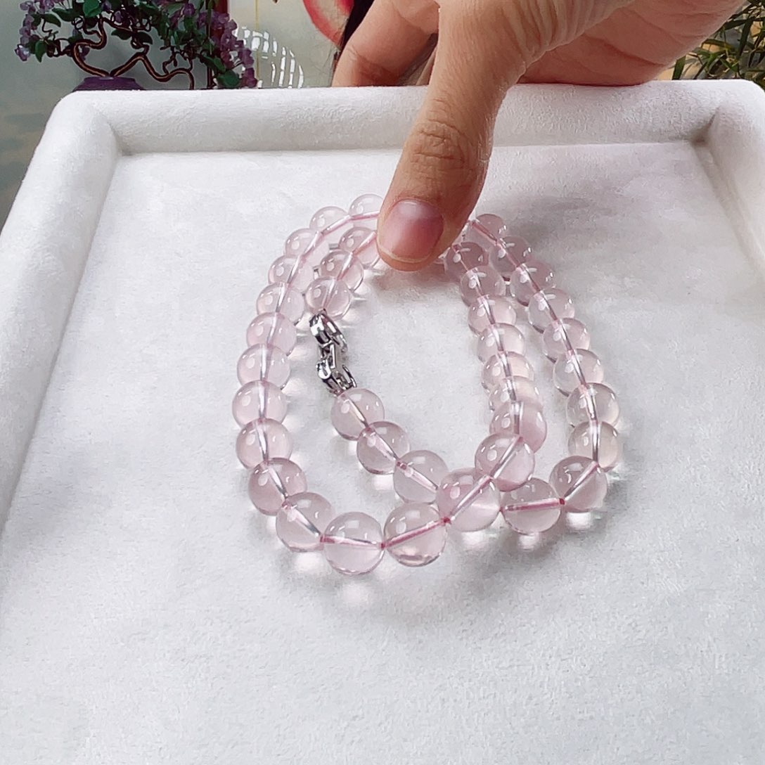 水晶手链未镶嵌@***g水晶12.7