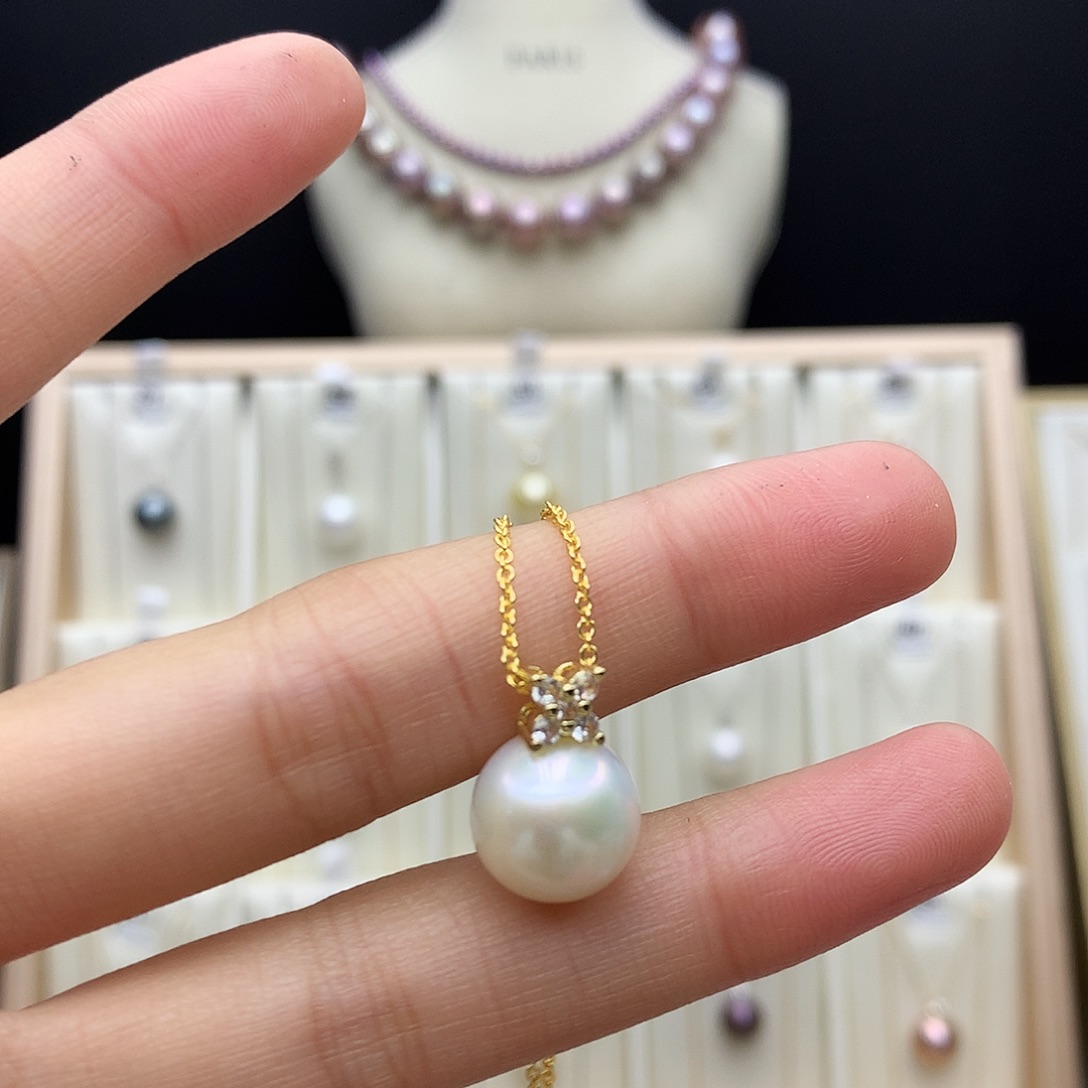 淡水珍珠合金吊坠(赠链)