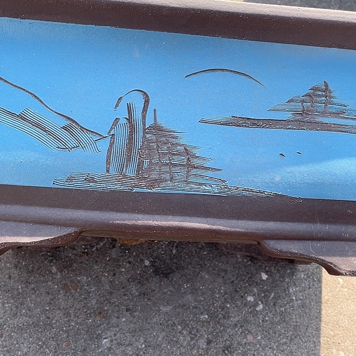 紫砂宜兴紫砂50蓝马槽