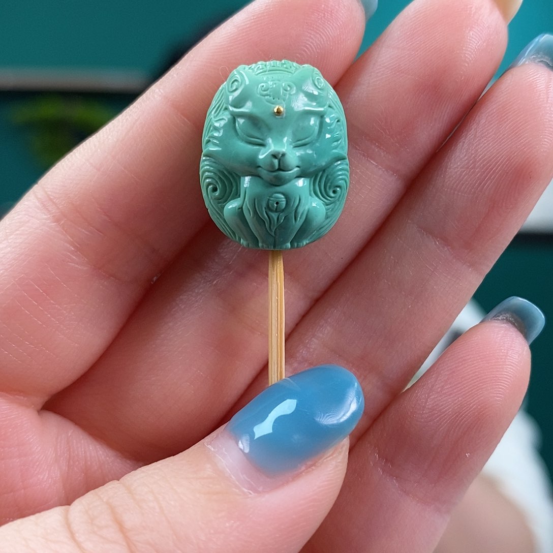 绿松石珠宝奇石未镶嵌