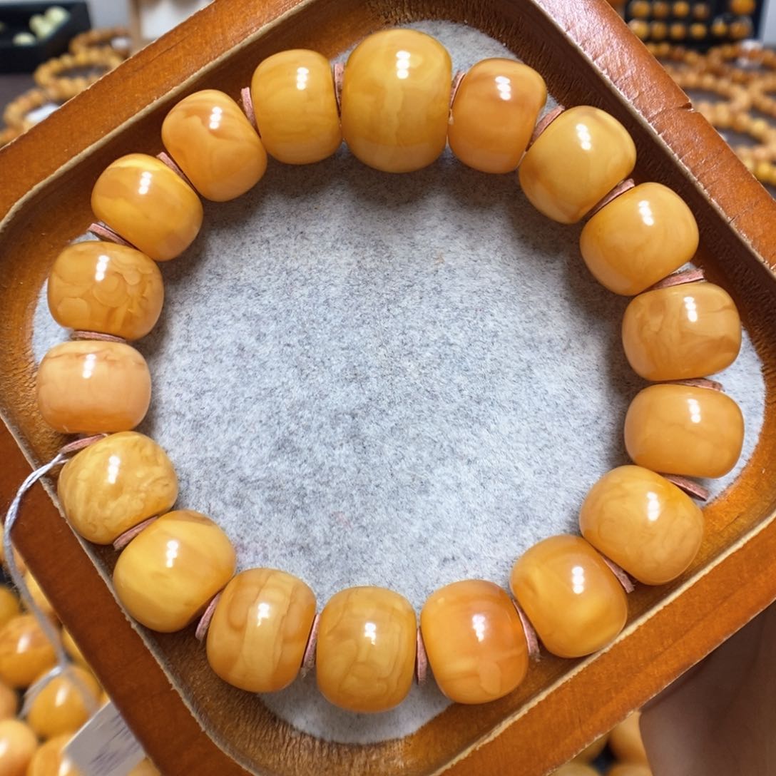 蜜蜡手串未镶嵌蜜蜡